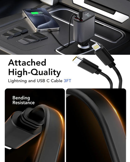 Premium 4 in 1 Car Pro Charger